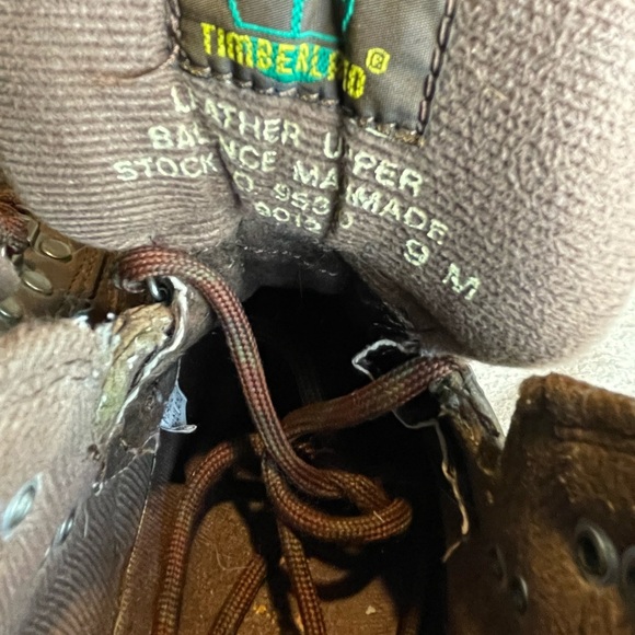 Timberland Women's Euro Hiker 95310 Brown Leather Ankle Hiking Boots Size 9M - Picture 8 of 10